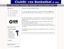 Tablet Screenshot of basketbal.clubstores.nl
