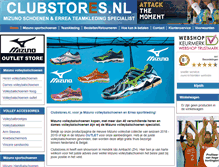 Tablet Screenshot of clubstores.nl